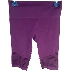 Itzon Seamless Active Bike Shorts Maroon Burgundy